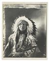 (AMERICAN INDIANS--PHOTOGRAPHS.) Anderson, John Alvin; photographer. Old Harney * The Hawk that Hunts Walking.